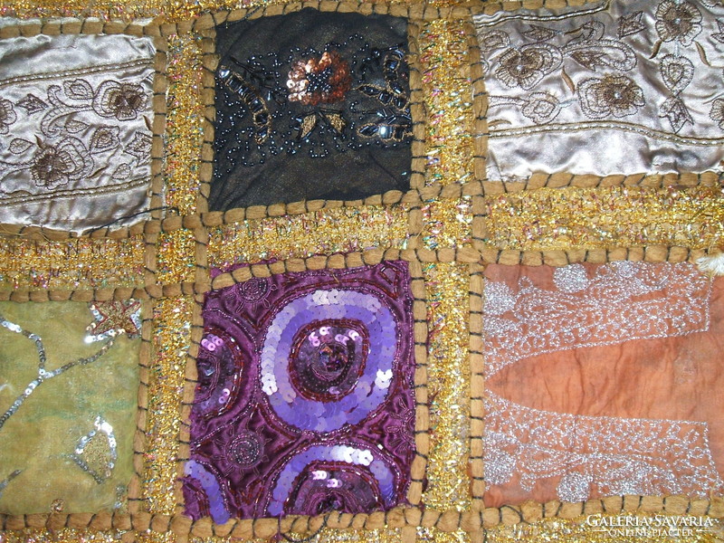 Indian patchwork tapestry handicraft
