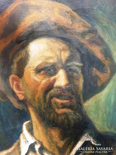 Károly Csapek -self portrait-