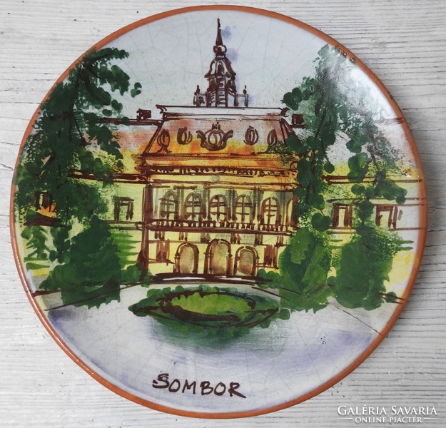 Sombor - ceramic wall plate