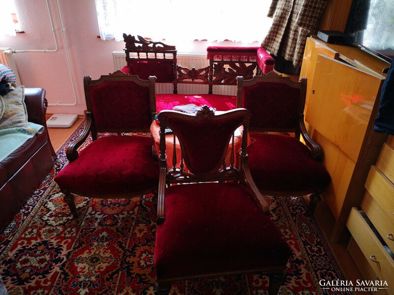 Antique German sofa set