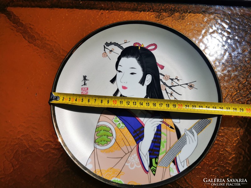Geisha, Japanese decorative bowl