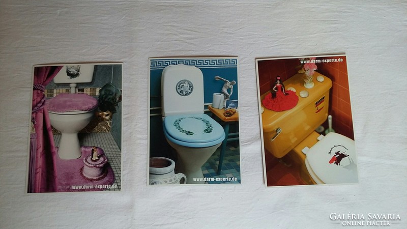 Three postcards - Germany - 2009. Chron and colitis day