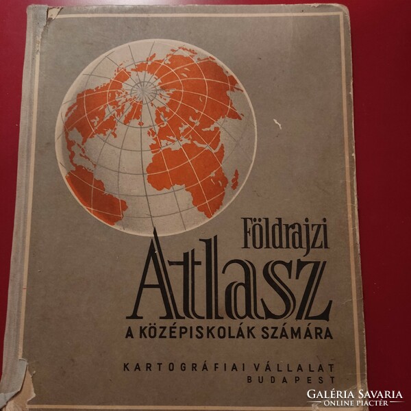 Földrajzi atlasz a középiskolák számára, 1963.