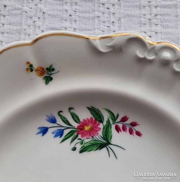 Alt wien antique Viennese porcelain plate from 1844 Biedermeier period in perfect condition