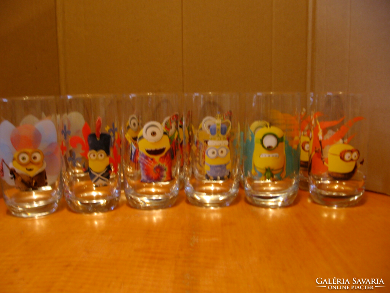 Minions fairy tale, collector's quality glass cups