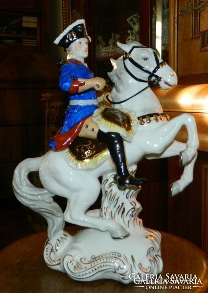 Huge, marked Napoleon statue - from a German manufactory