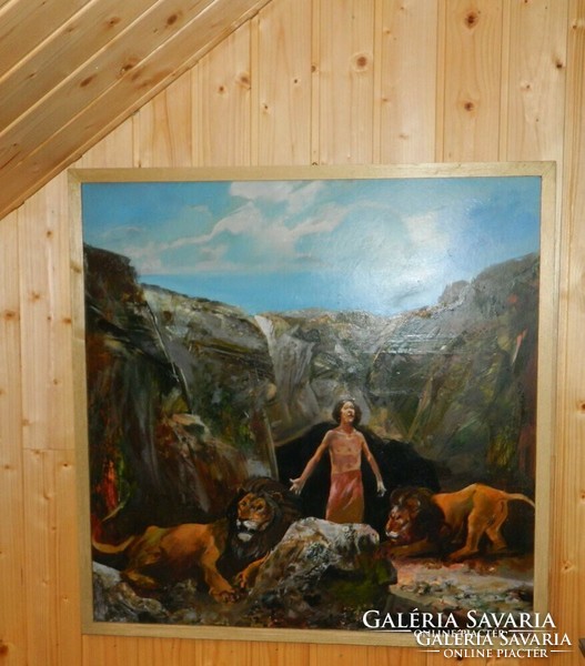 László Kéri: Daniel in the lion's cave
