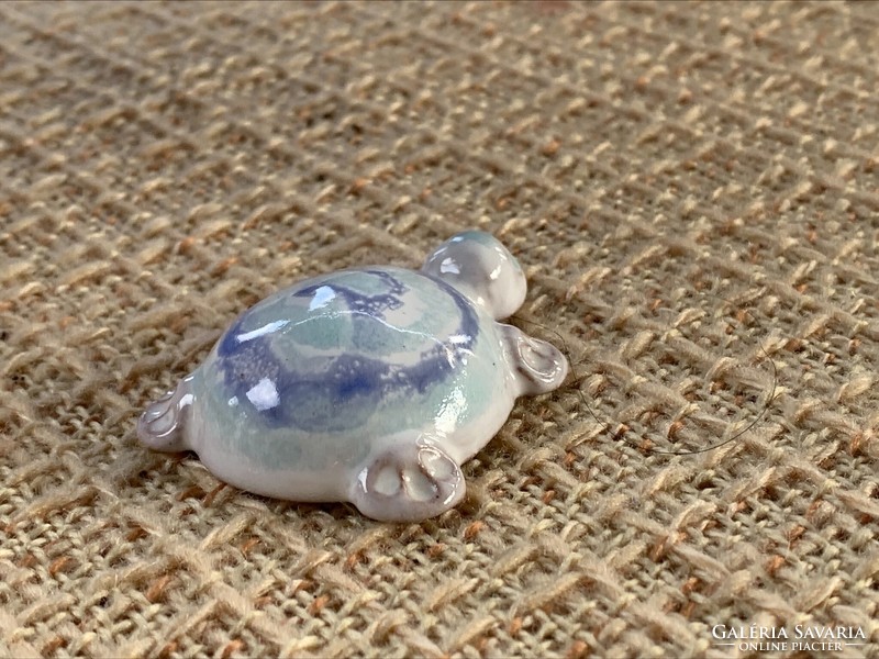 Mini kerámia teknős, teknősbéka