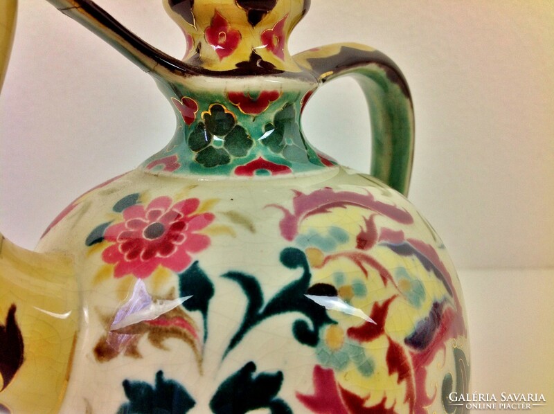 Zsolnay jug with Persian pattern