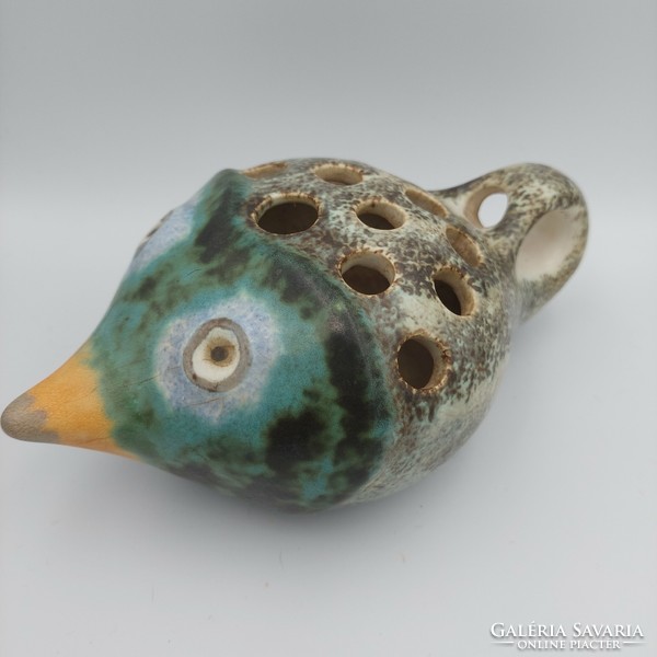 Ceramic urchin-shaped pencil holder of the applied arts company