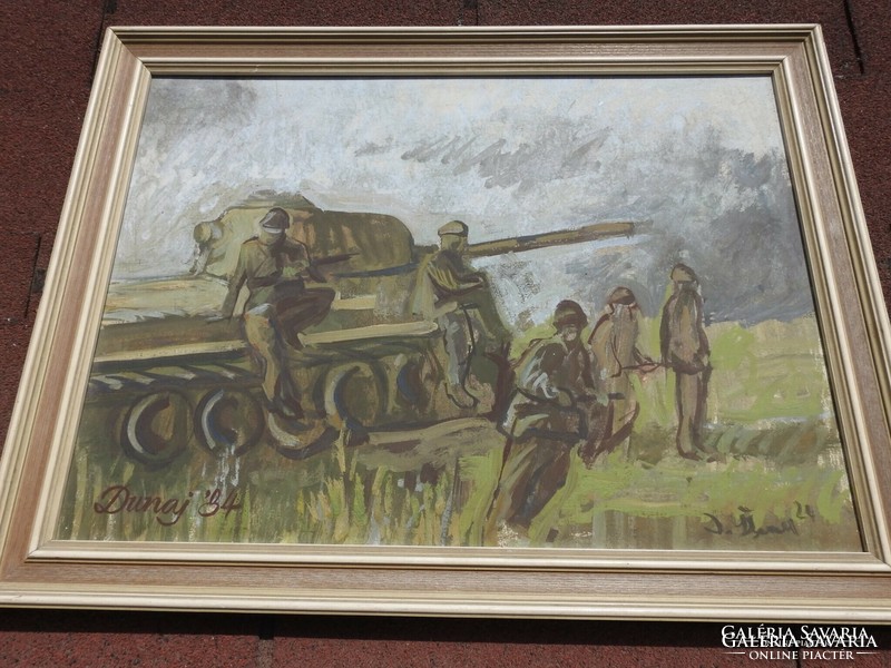 Danube: military-themed painting