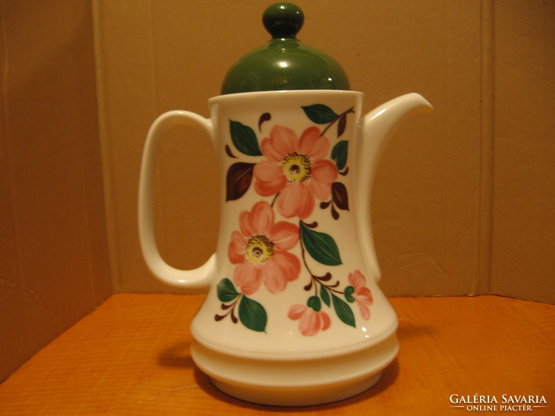 Retro large wild rose teapot, jug winterling kirchenlamitz bavaria