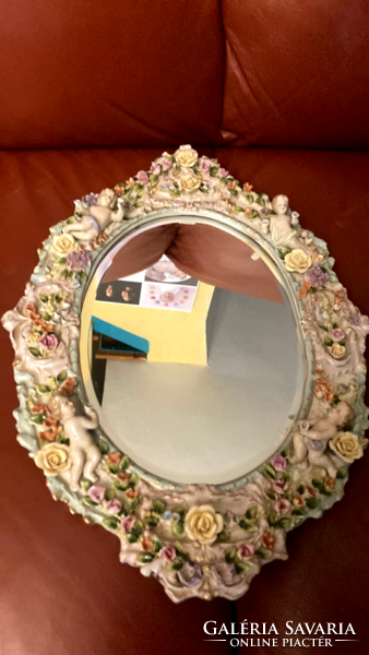Baroque puttos mirror