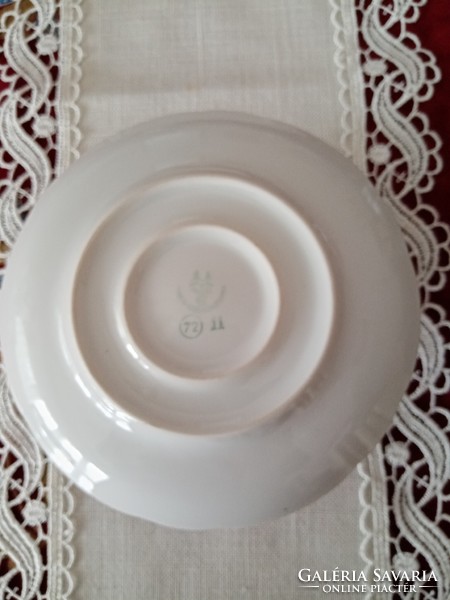 Old marked Czech hz porcelain saucer bowl with base