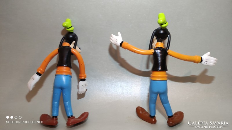 Vintage marked disney goofy hard rubber figure in pieces