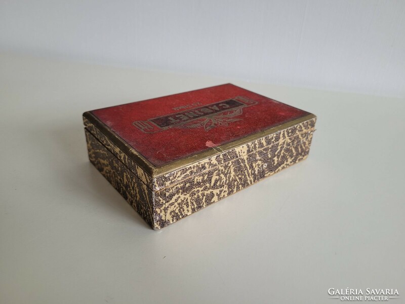 Wooden box cigar box with old cabinet inscription