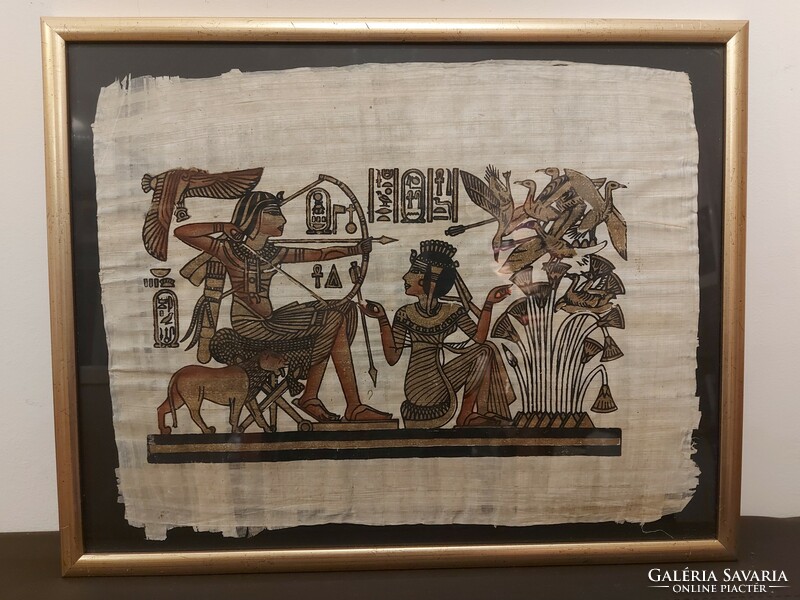 Egyiptomi életkép papiruszon 320
