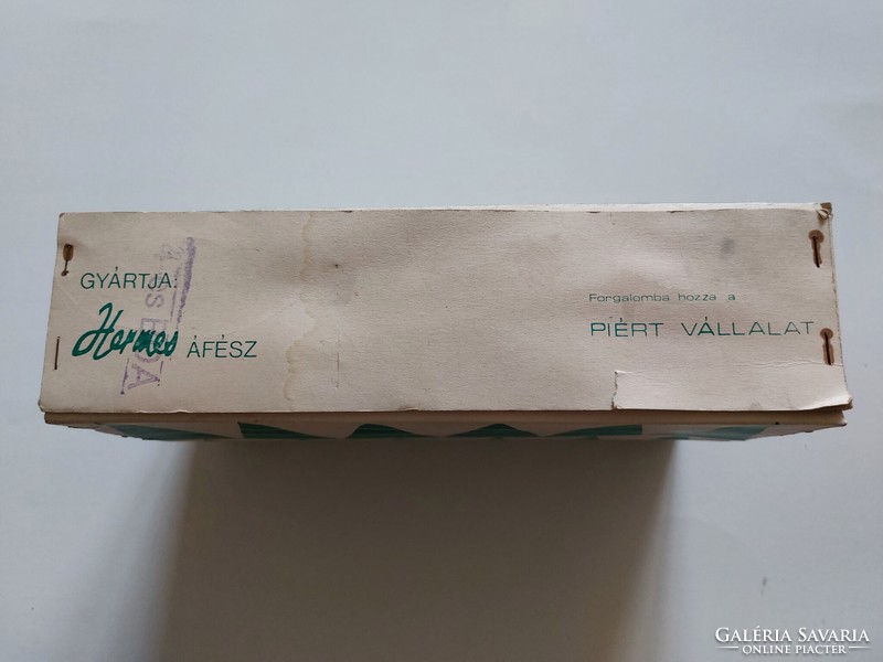 Old Hermes Christmas box retro piért company veneer paper box