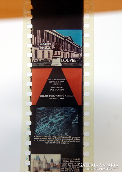 World famous galleries: louvre color slide film (1962)