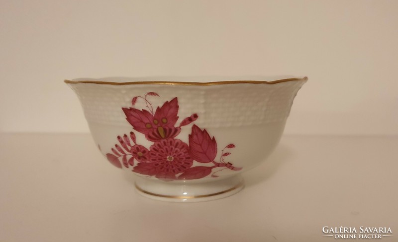 Herend Apponyi purple patterned cup, bowl