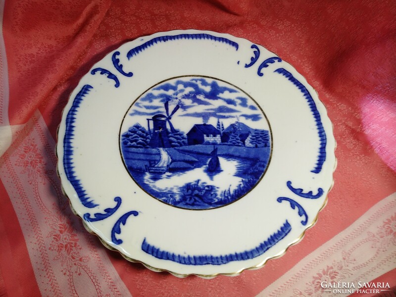 Old Duton, angol antik porcelán tányér, 2 db.