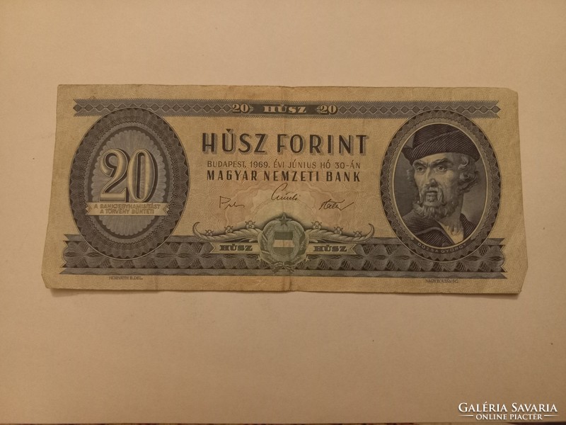 20 forints from 1969