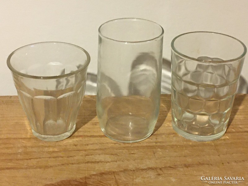 Retro üveg pohár