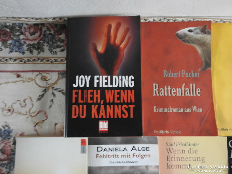 Német nyelvű regények darabáron - német krimi és thriller  regények