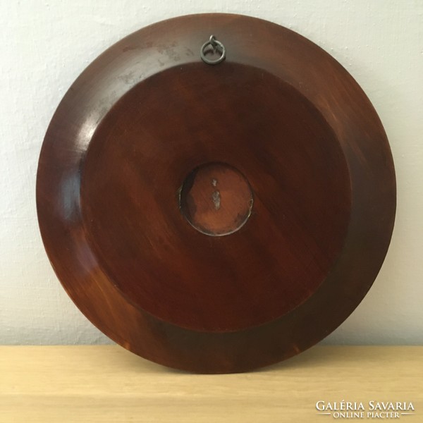 Wall wood bowl
