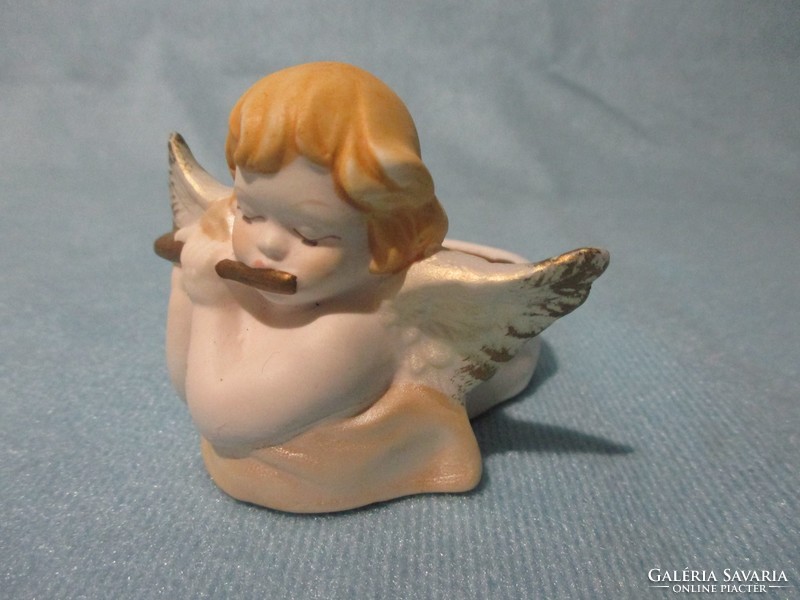 Ceramic angel candlestick for Christmas