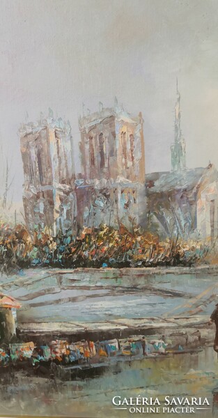 Fk/304 - t. Marked by Samson - street scene with Notre Dame Cathedral