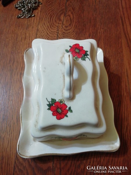 Antique butter holder marked in perfect condition