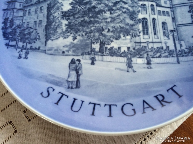 Danish decorative plate, stuttgart 1977