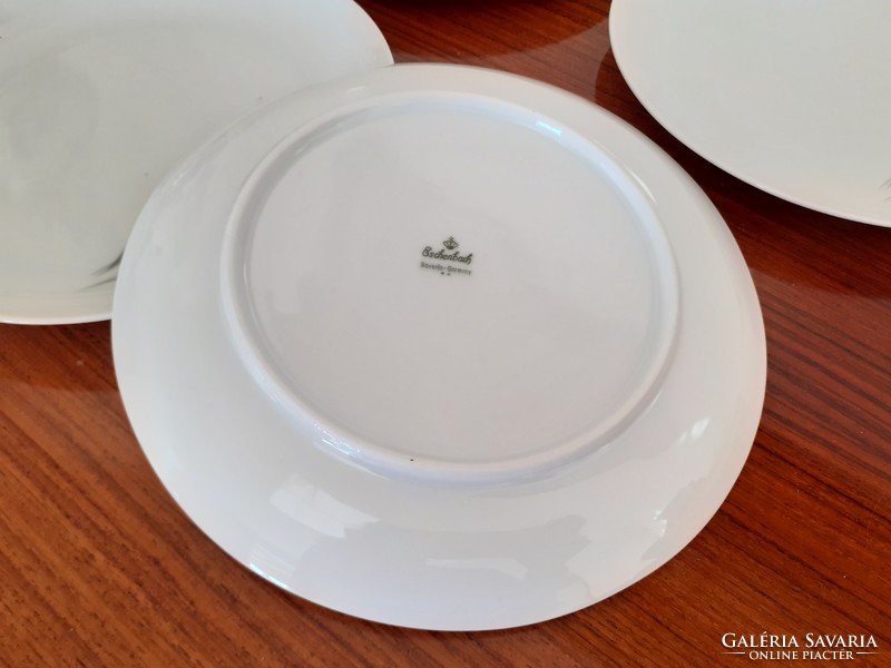 Régi Bavaria porcelán kis tányér nárcisz mintás desszertes 5 db