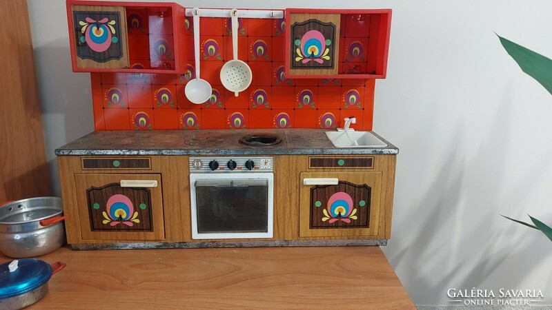 (K) plate kitchen, toy kitchen West Germany 40x30x11cm