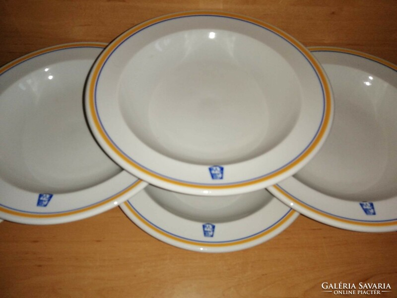 Alföldi porcelain csmvv soup bowl with 6 deep plates (bb)