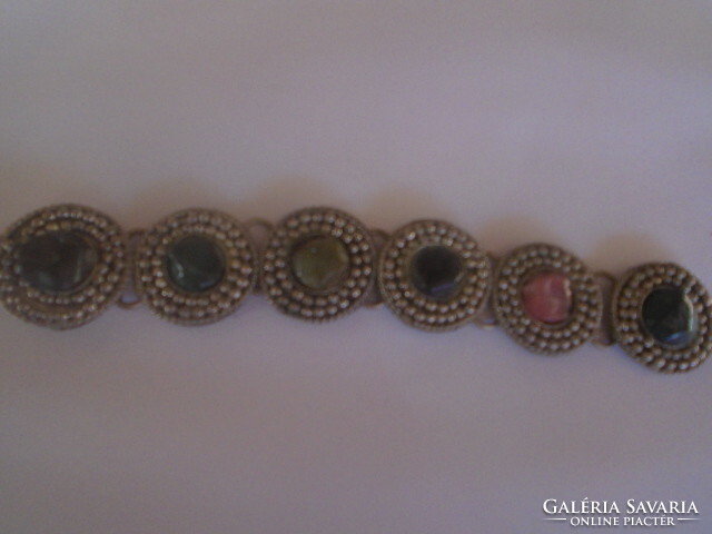 Tibetan precious stone and semi-precious stone women's bracelet