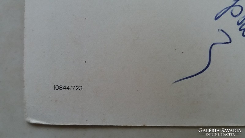 Régi karácsonyi képeslap 1972 levelezőlap mikulás szánkó