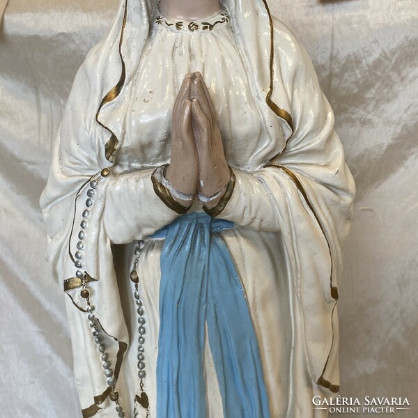 Huge, antique Virgin Mary statue, plaster