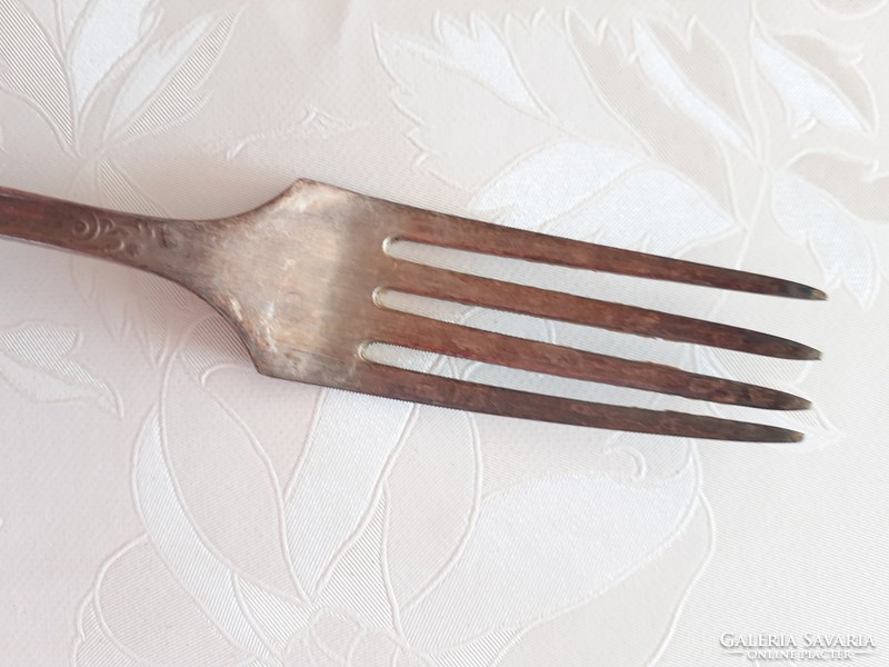 Old metal fork Olympic relic cutlery