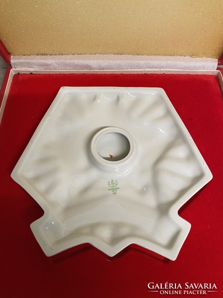 Hollóháza porcelain commemorative plaque in 
