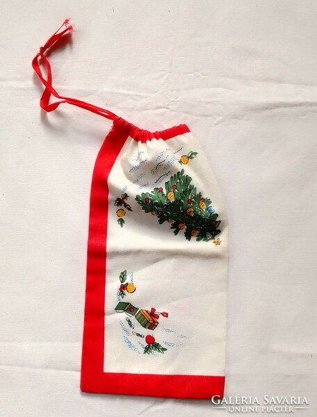 Huge Christmas Gift Bag Hanging Stocking Socks Santa Claus Sleigh Santa Angel Fireplace Ornament