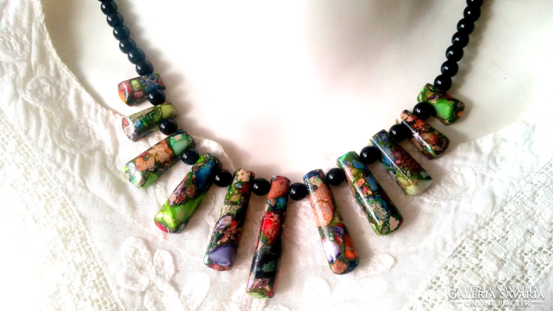 Jasper&agate necklaces, necklace