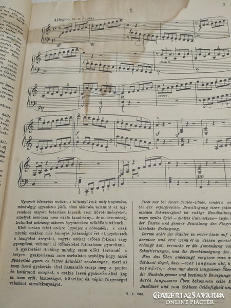 Bertini sheet music book for sale!