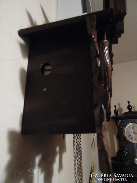 German Black Forest cuckoo clock, serviced movement, refurbished case,