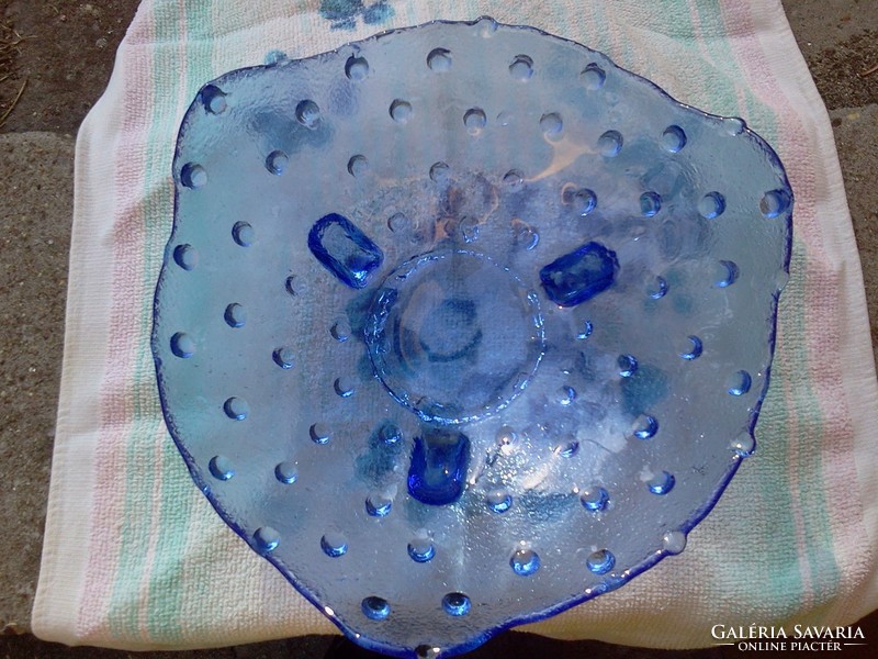 Serving bowl with cam - blue color