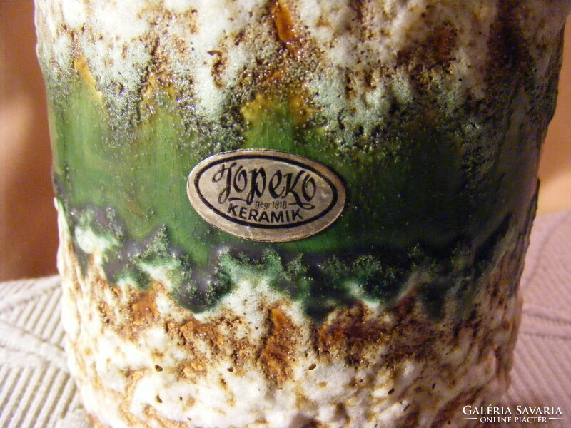 Jopeko fat lava kerámia váza 70-es évek
