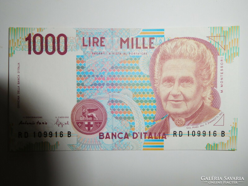 Italy 1000 Lira 1990 oz