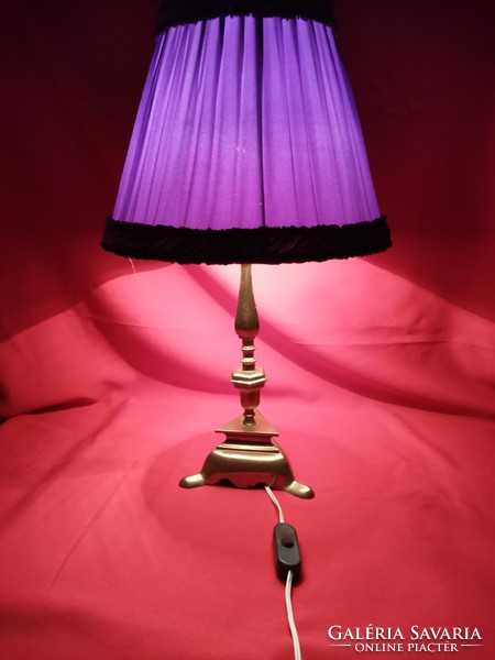 Szép antik réz lámpa 1940 évekből kifogástan állapot!