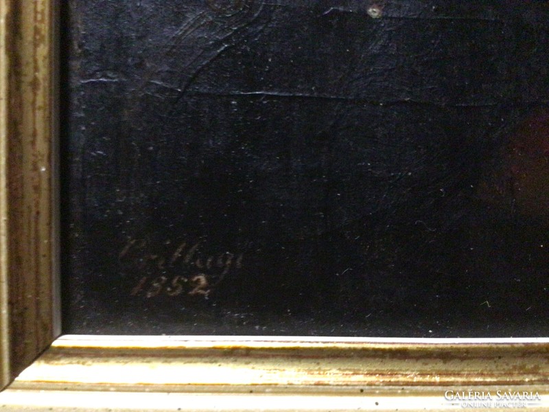 Csillagi Lajos. Tauffer József portréja. 1852